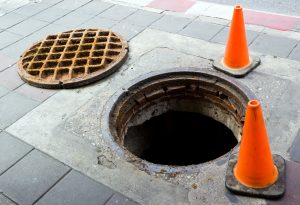 Open Manhole cover